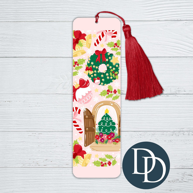 Wreaths And Bells *UV DTF Bookmark Decal*