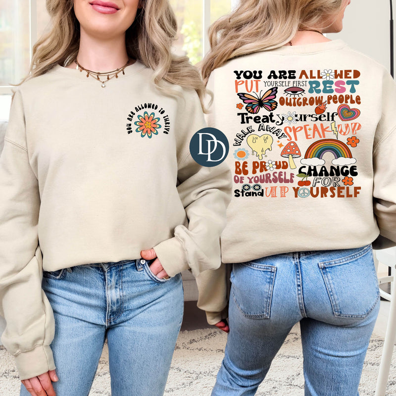 You Are Allowed To Thrive With Pocket Accent *DTF Transfer*