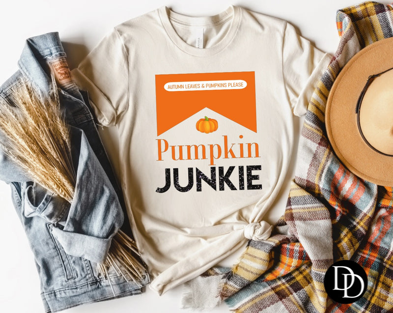 Pumpkin Junkie *Screen Print Transfer*
