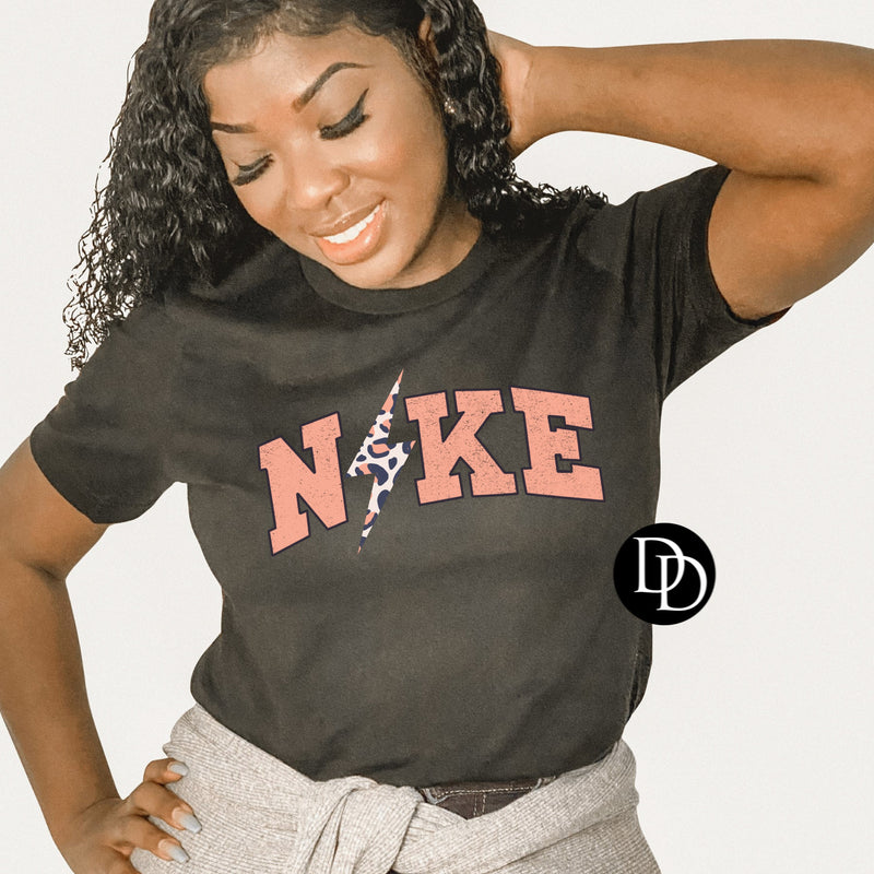 N*ke Leopard Peach  *DTF Transfer*