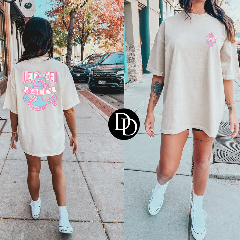 Let’s Get Salty With Pocket Accent *Screen Print Transfer*