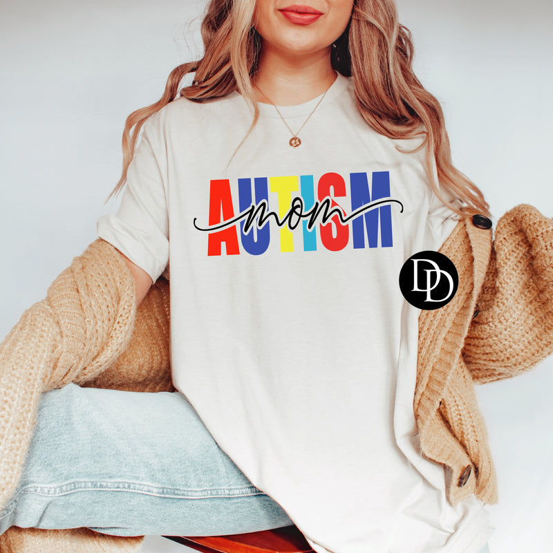 Rainbow Autism Mom*DTF Transfer*