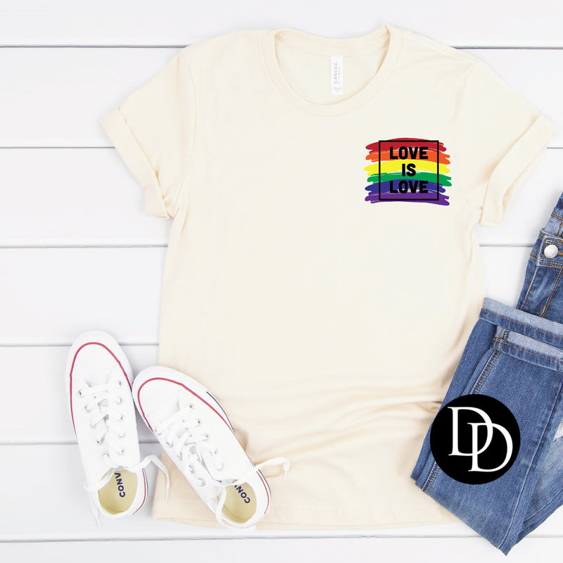 Love Is Love (Pocket) *Screen Print Transfer*