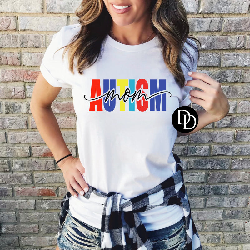 Rainbow Autism Mom*DTF Transfer*