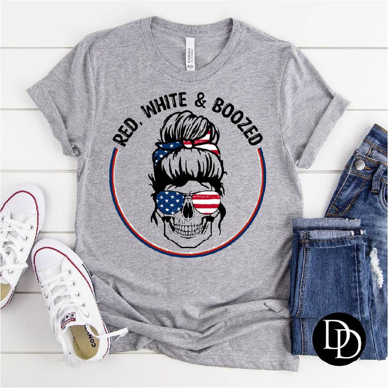 Red, White & Boozed *Screen Print Transfer*