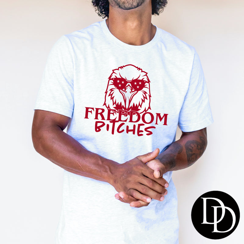 Freedom Bitches (Red Ink) *Screen Print Transfer*