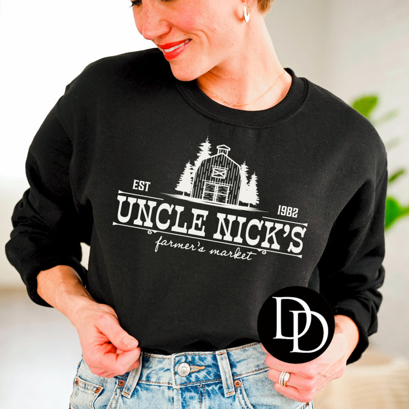 Uncle Nick’s Farmer’s Market - NOT RESTOCKING - *Screen Print Transfer*