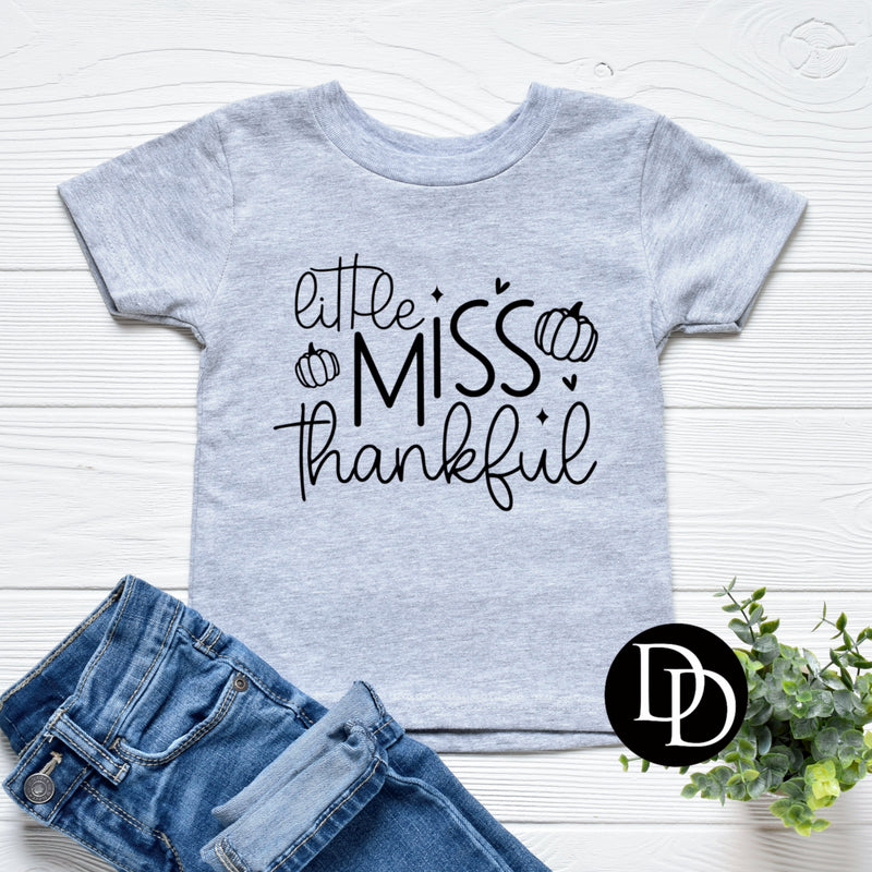 Little Miss Thankful *Screen Print Transfer*