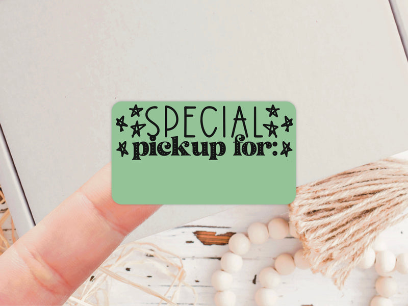 Special Pickup For (Green) Packaging Stickers